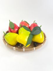 Trái điều giả giống như thật, mô hình trái cây giả trang trí cao cấp - Quả điều vàng