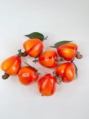 Trái điều giả giống như thật, mô hình trái cây giả trang trí cao cấp - Quả điều đỏ