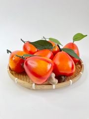Trái điều giả giống như thật, mô hình trái cây giả trang trí cao cấp - Quả điều đỏ