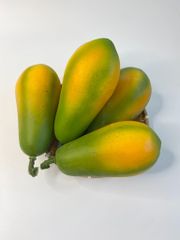 Trái Đu đủ giả giống như thật, trái cây giả mô hình giống thật 99% -  Quả đu đủ dài