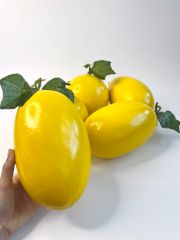 Trái Dưa hấu giả giống thật, mô hình trái cây giả cao cấp - Quả dưa vàng dài