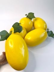 Trái Dưa hấu giả giống thật, mô hình trái cây giả cao cấp - Quả dưa vàng dài