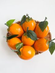 Trái cây giả - Trái Hồng giả, mô hình trái cây giả quả Hồng - Loại xịn