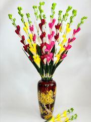 Hoa giả trang trí, cành hoa Huệ giả trang trí, hoa cắm bàn thờ siêu đẹp - Dài 78cm