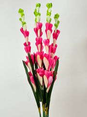 Hoa giả trang trí, Bó hoa Huệ giả, hoa huệ cắm bàn thờ siêu đẹp dài 78cm - Bó 10 nhánh