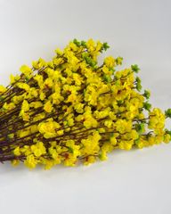 Hoa Tết, hoa mai hoa đào giả trang trí tết, cành hoa Mai giả trang trí, decor loại đẹp dày dặn - Dài 95cm