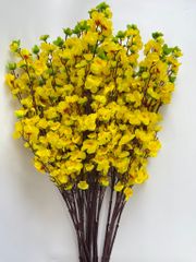 Hoa Tết, hoa mai hoa đào giả trang trí tết, cành hoa Mai giả trang trí, decor loại đẹp dày dặn - Dài 95cm