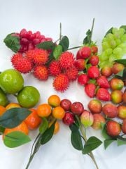 Chùm Sung giả, trái cây giả, mô hình trái cây trang trí - Trái cây giả cao cấp
