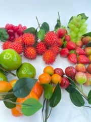 Trái cây giả trang trí đầy đủ tất cả các loại trái cây hoa quả giả đẹp như thật - Trái cây giả cao cấp