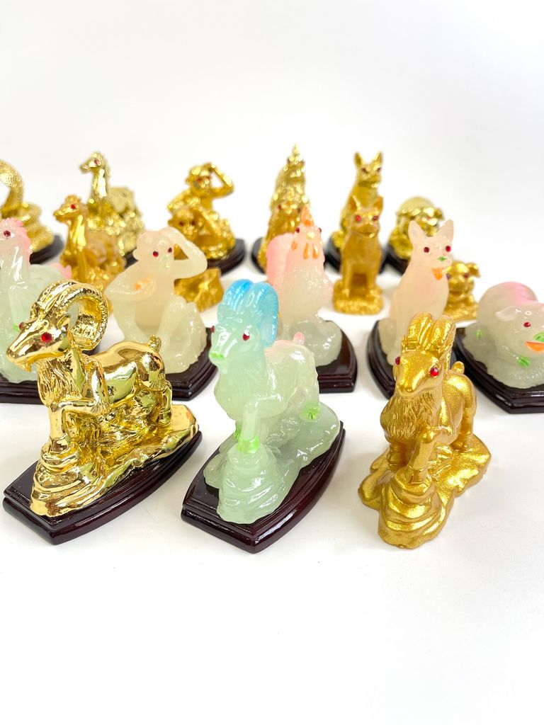 Tượng 12 con giáp tuổi Mùi, tượng phong thủy 12 con giáp tuổi Mùi hộ mệnh may mắn- Tùy chọn