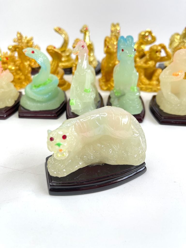 Bộ tượng 12 Con Giáp phong thủy dạ quang phát sáng trong đêm - Trọn bộ tượng 12 con giáp