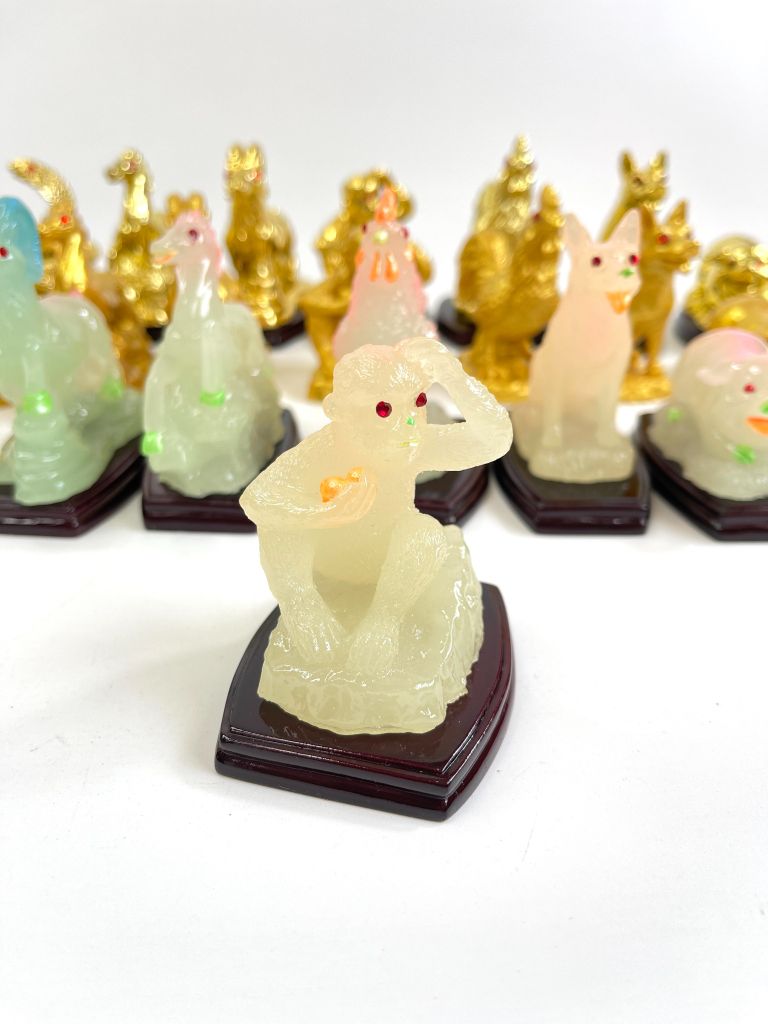 Bộ tượng 12 Con Giáp phong thủy dạ quang phát sáng trong đêm - Trọn bộ tượng 12 con giáp