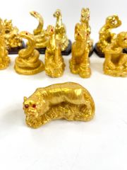 Bộ tượng 12 Con Giáp phong thủy để bàn - Trọn bộ tượng 12 con giáp nhũ vàng
