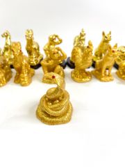 Bộ tượng 12 Con Giáp phong thủy để bàn - Trọn bộ tượng 12 con giáp nhũ vàng