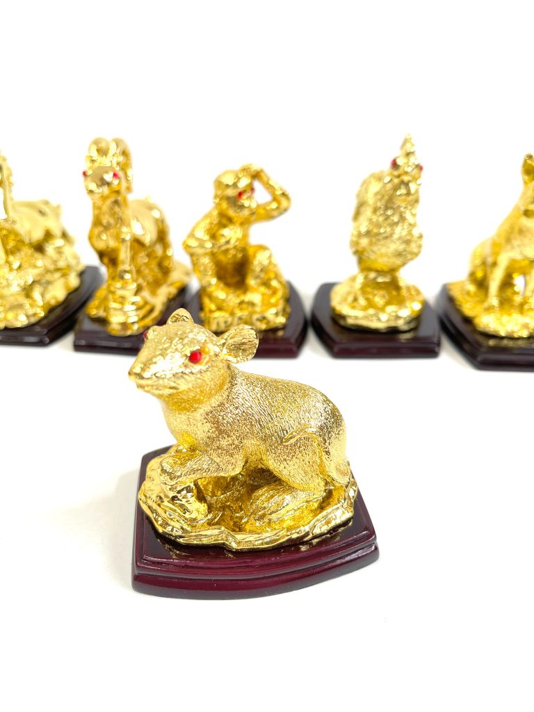 Tượng 12 con giáp tuổi Tý, tượng phong thủy 12 con giáp tuổi Tý hộ mệnh may mắn- Tùy chọn