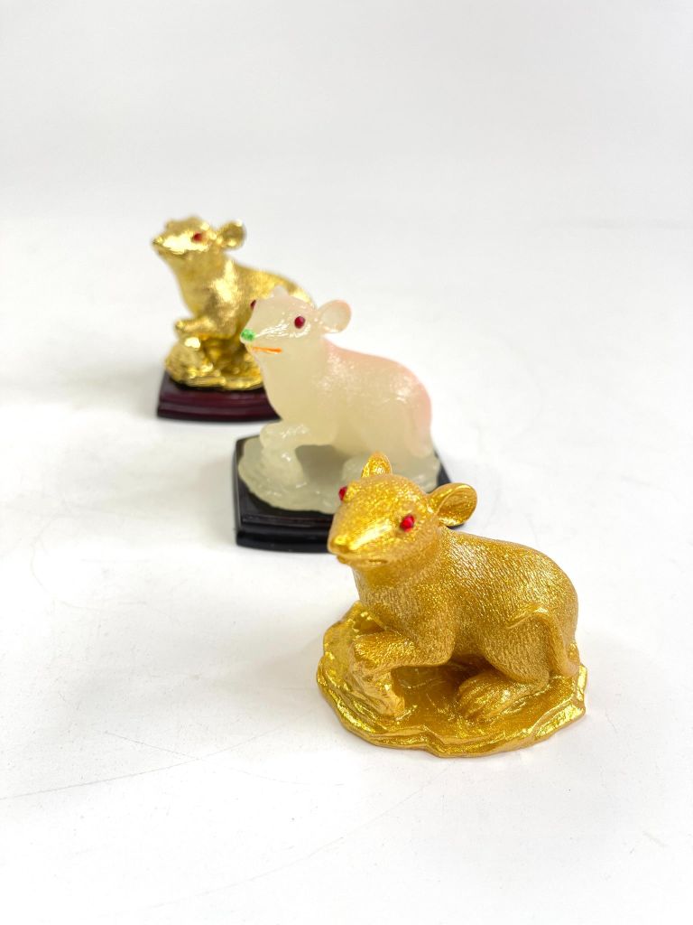 Tượng 12 con giáp tuổi Tý, tượng phong thủy 12 con giáp tuổi Tý hộ mệnh may mắn- Tùy chọn