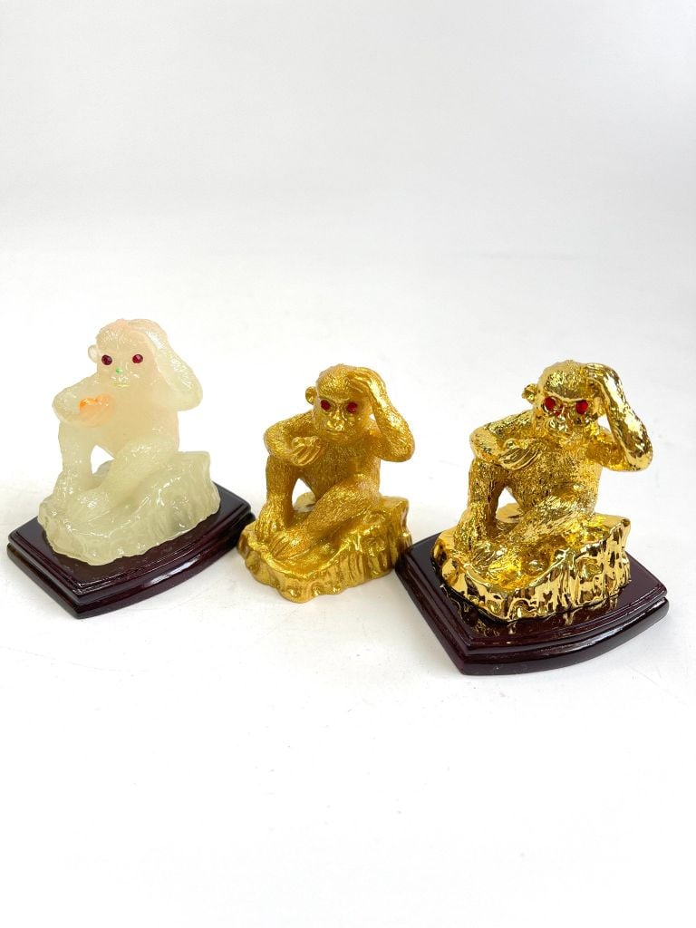 Tượng 12 con giáp tuổi Thân, tượng phong thủy 12 con giáp tuổi Thân hộ mệnh may mắn- Tùy chọn
