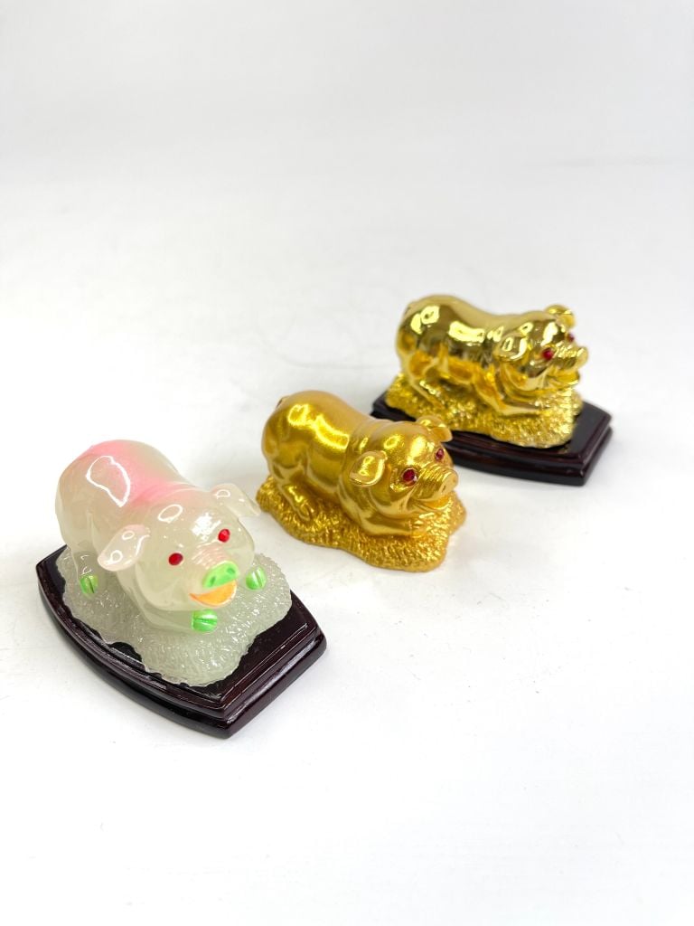 Tượng 12 con giáp tuổi Hợi, tượng phong thủy 12 con giáp tuổi Hợi hộ mệnh may mắn- Tùy chọn