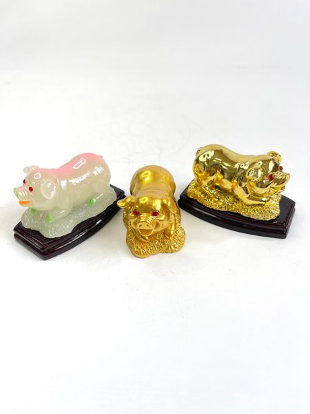Tượng 12 con giáp tuổi Hợi, tượng phong thủy 12 con giáp tuổi Hợi hộ mệnh may mắn- Tùy chọn