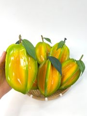 Trái Khế giả đẹp như thật, Mô hình trái cây giả trang trí cao cấp - Trái khế giả