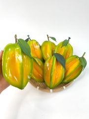 Trái Khế giả đẹp như thật, Mô hình trái cây giả trang trí cao cấp - Trái khế giả