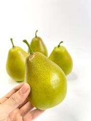Trái Lê giả giống thật như đúc, mô hình trái cây giả quả Lê xanh - Loại xịn