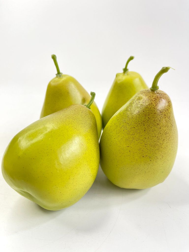 Trái Lê giả giống thật như đúc, mô hình trái cây giả quả Lê xanh - Loại xịn