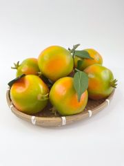 Trái Lựu giả đẹp như thật, mô hình trái cây giả trang trí quả Lựu - Loại xịn