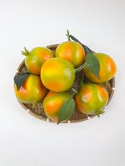 Trái Lựu giả đẹp như thật, mô hình trái cây giả trang trí quả Lựu - Loại xịn