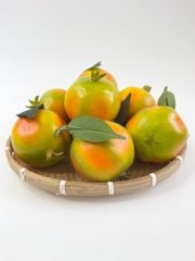 Trái Lựu giả đẹp như thật, mô hình trái cây giả trang trí quả Lựu - Loại xịn