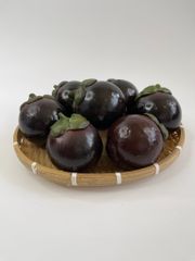 Trái Măng cụt giả đẹp như thật, trái cây giả cao cấp loại xịn giống thật 99% -  Quả măng cụt giả