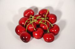 Chùm Cherry giả trang trí, trái cây giả chùm Cherry - Hoa quả giả cao cấp
