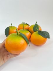 Trái Quýt giả đẹp như thật, trái cây giả cao cấp loại xịn giống thật 99% -  Quả quýt giả