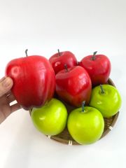 Trái Táo giả đẹp như thật, trái cây giả trang trí loại xịn giống thật 99% -  Quả Táo giả