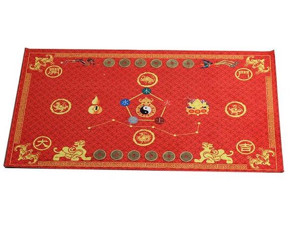 Thảm cửa phong thủy trấn trạch rinh tài lộc đón quý nhân - 80x48cm