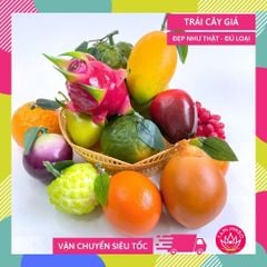 Mô hình trái cây giả trang trí trưng bày giống thật đẹp giá tốt - Đủ loại hoa quả