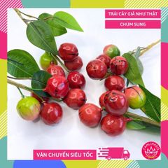Chùm Sung giả, trái cây giả, mô hình trái cây trang trí - Trái cây giả cao cấp