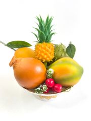 Trái Thơm giả đẹp như thật, trái cây giả cao cấp loại xịn giống thật 99% -  Trái thơm giả trang trí