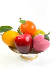 Hoa quả giả chưng bàn thờ, trái cây giả đặt trang trí đền chùa, am miếu ngoài trời bền đẹp - Loại VIP đặc ruột, giống thật 99.99%