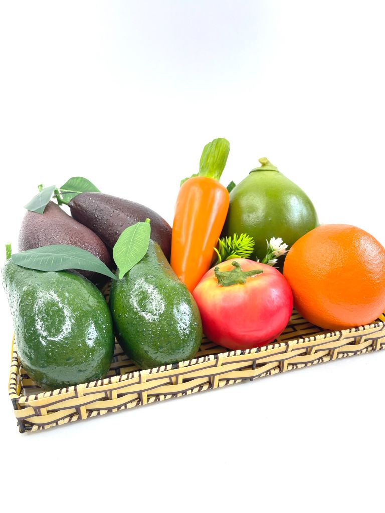 Củ cà rốt giả trưng bày xe sinh tố, Mô hình trái cây giả củ Cà rốt giống thật bền đẹp - Loại xịn