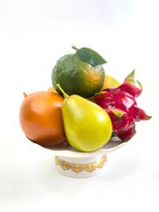 Hoa quả giả chưng bàn thờ, trái cây giả đặt trang trí đền chùa, am miếu ngoài trời bền đẹp - Loại VIP đặc ruột, giống thật 99.99%
