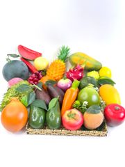 Củ cà rốt giả trưng bày xe sinh tố, Mô hình trái cây giả củ Cà rốt giống thật bền đẹp - Loại xịn