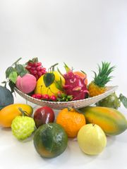 Trái Đu đủ giả giống như thật, trái cây giả mô hình giống thật 99% -  Quả đu đủ dài