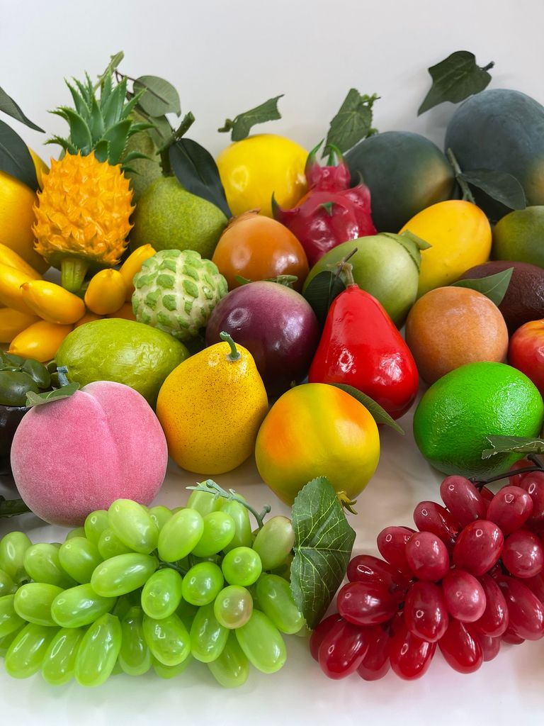 Mô hình trái cây giả dùng cho trường học, giáo cụ dạy học trái cây giả mô phỏng như thật