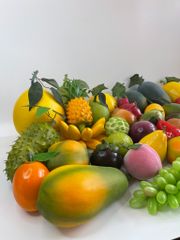 Mô hình trái cây giả dùng cho trường học, giáo cụ dạy học trái cây giả mô phỏng như thật