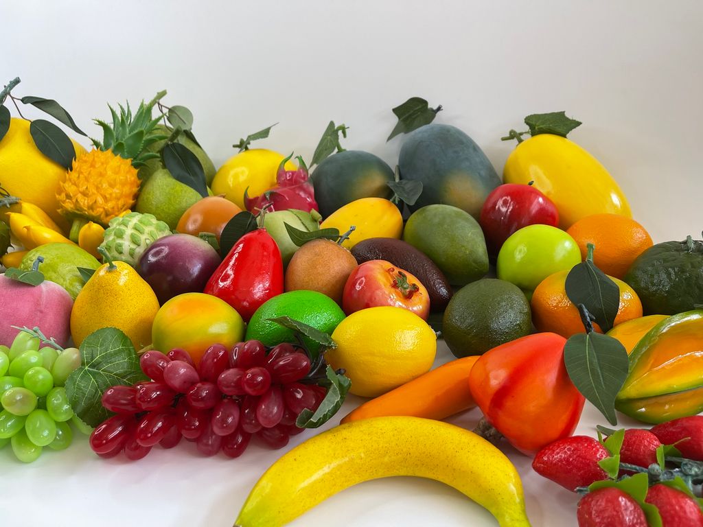 Mô hình trái cây giả trang trí trưng bày giống thật đẹp giá tốt - Đủ loại hoa quả