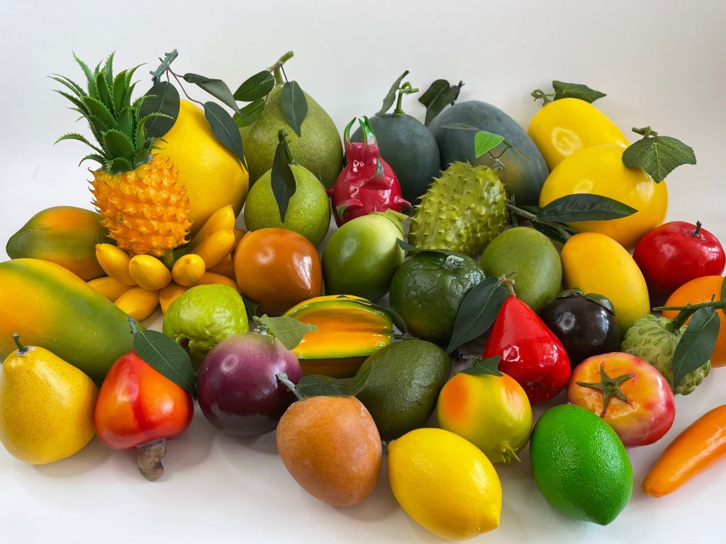 Trái vú sữa giả giống thật, trái cây giả cao cấp loại xịn y như đúc -  Quả vú sữa trắng