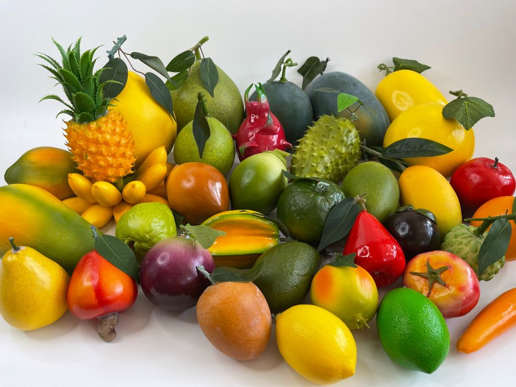 Mô hình trái cây giả trang trí trưng bày giống thật đẹp giá tốt - Đủ loại hoa quả