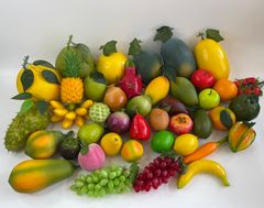 Trái điều giả giống như thật, mô hình trái cây giả trang trí cao cấp - Quả điều vàng