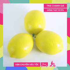 Trái chanh giả giống như thật, mô hình trái cây giả trang trí cao cấp - Trái chanh vàng